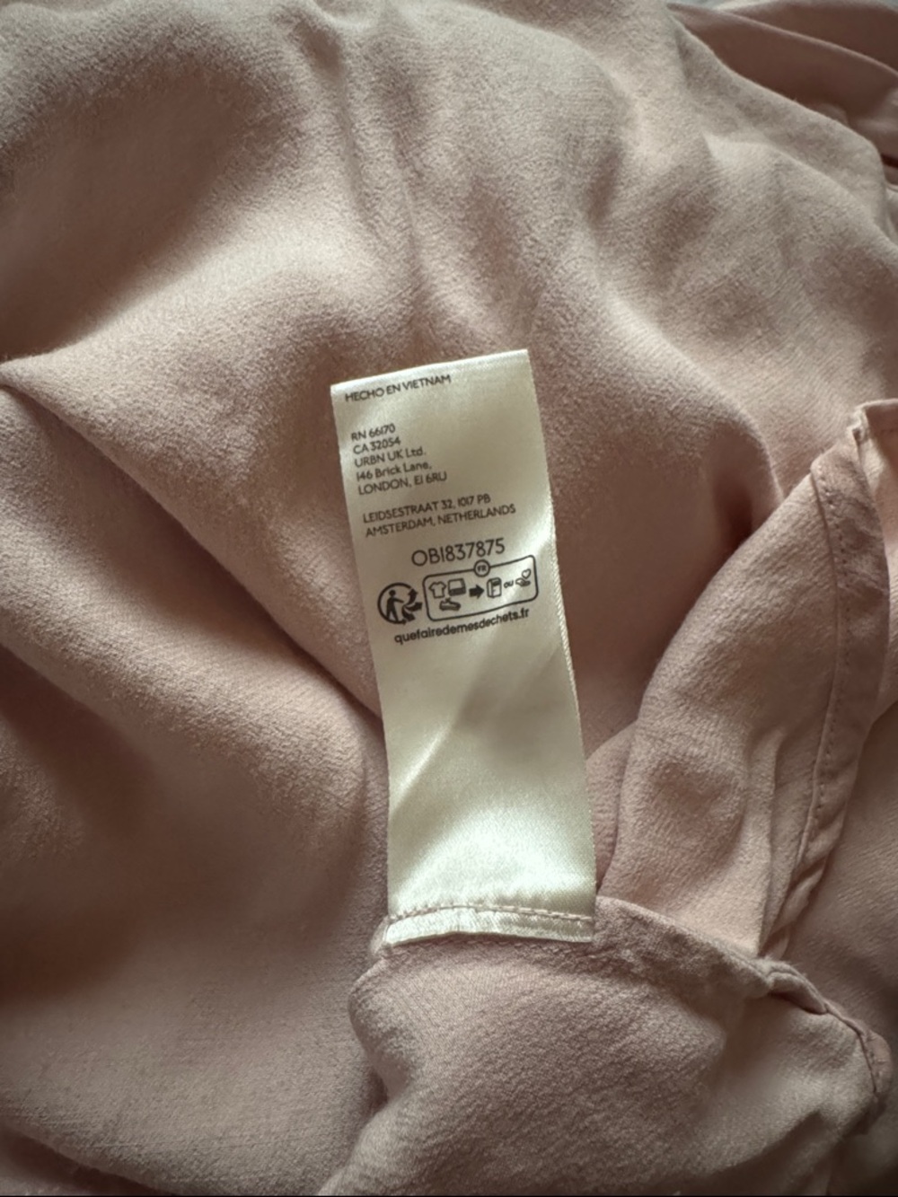 Anthropologie Tilda Blush Pink Satin Slip Skirt - Picture 7 of 7